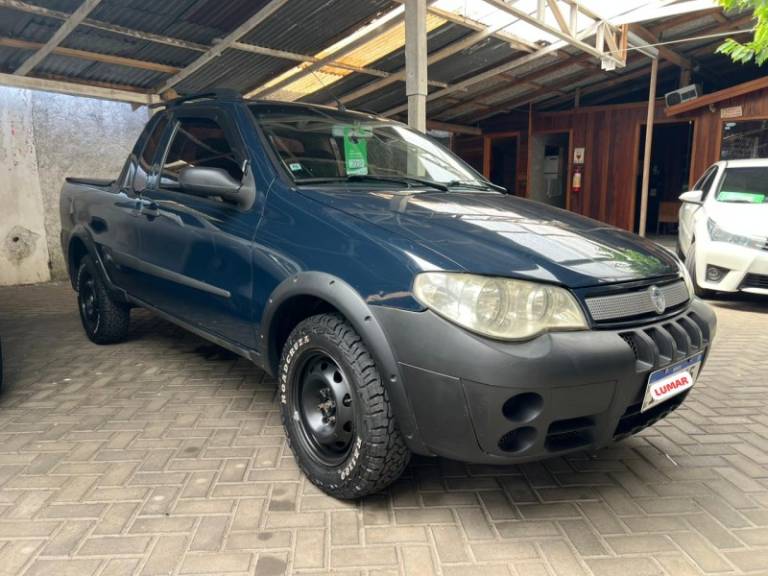 FIAT - STRADA - 2008/2008 - Azul - Sob Consulta